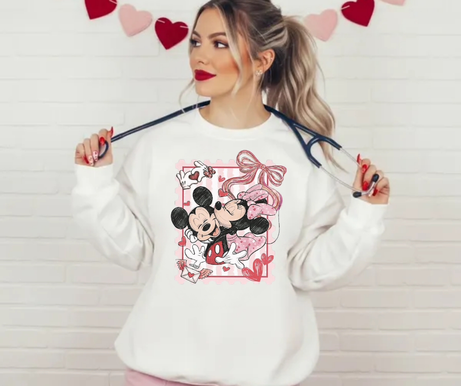 Retro Valentine Mickey & Minnie