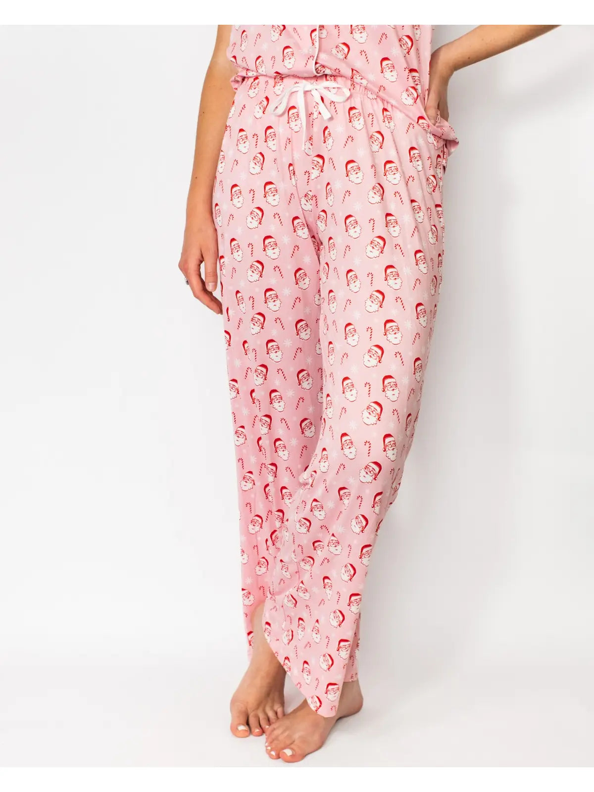 Candy Cane Cutie Sleep Pants Light Pink/Red/White