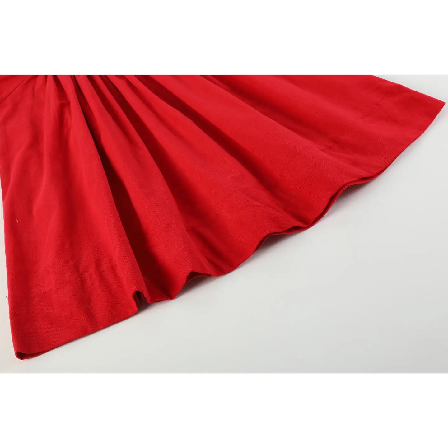 Red Velvet Christmas Smocked Bishop Dress