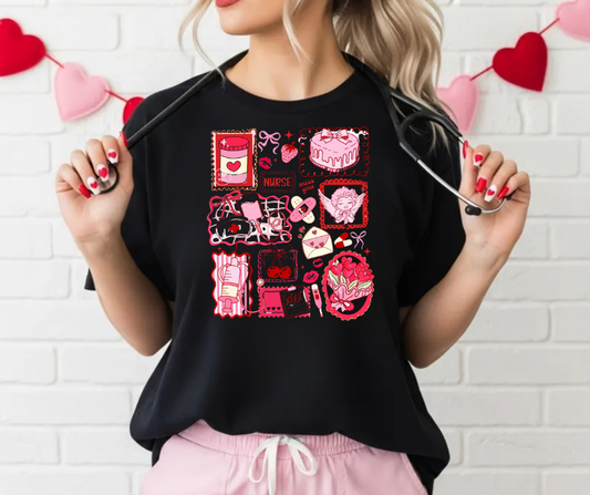 Valentine Nurse Collage