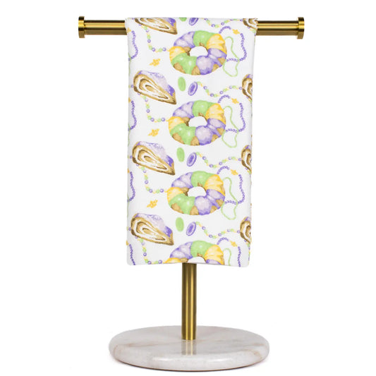 King Cake Love Kitchen Towel