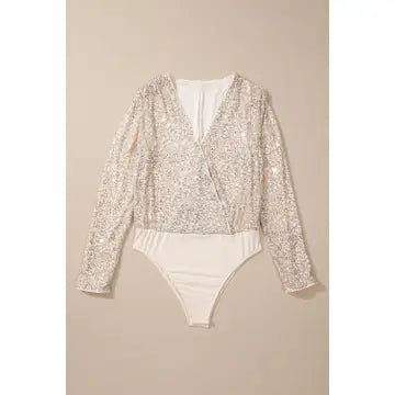 Kiss me at Midnight Sequin Bodysuit