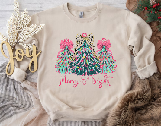 Merry and bright Sweatshirt