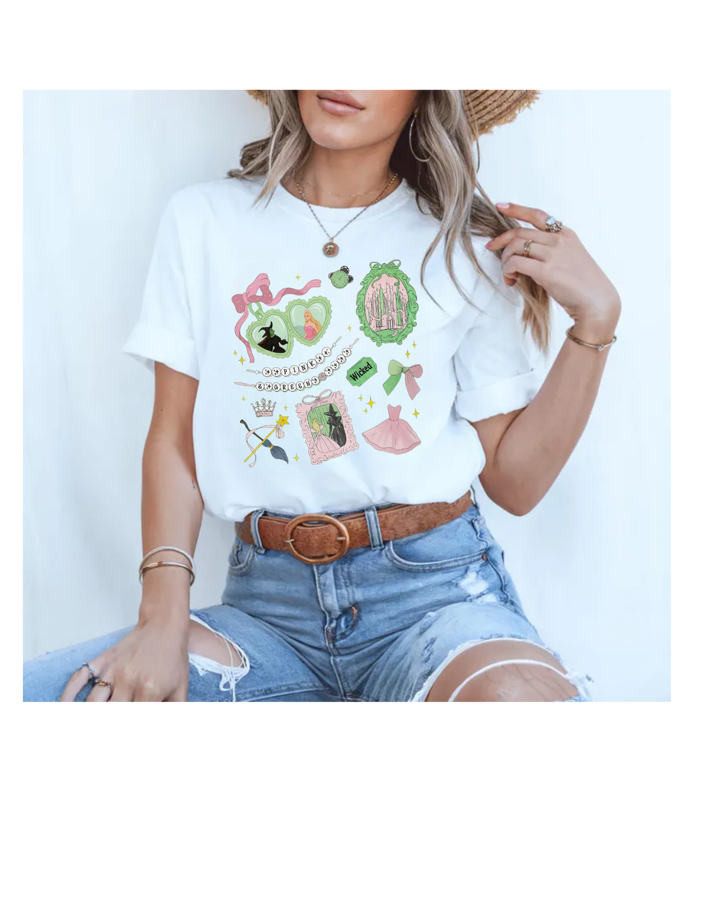 Pink goes well with Green